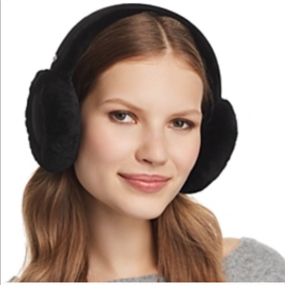 •UGG Australia•Classic Leather Shearling Earmuffs• - Picture 3 of 6